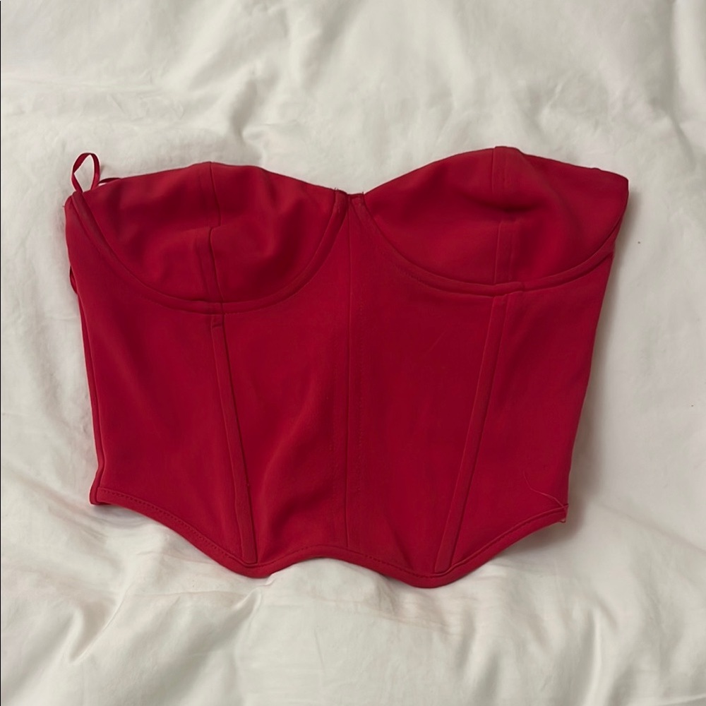 Red Corset Top